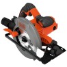 Scie circulaire filaire - BLACK+DECKER - CS1550-QS - 1500W - profondeu