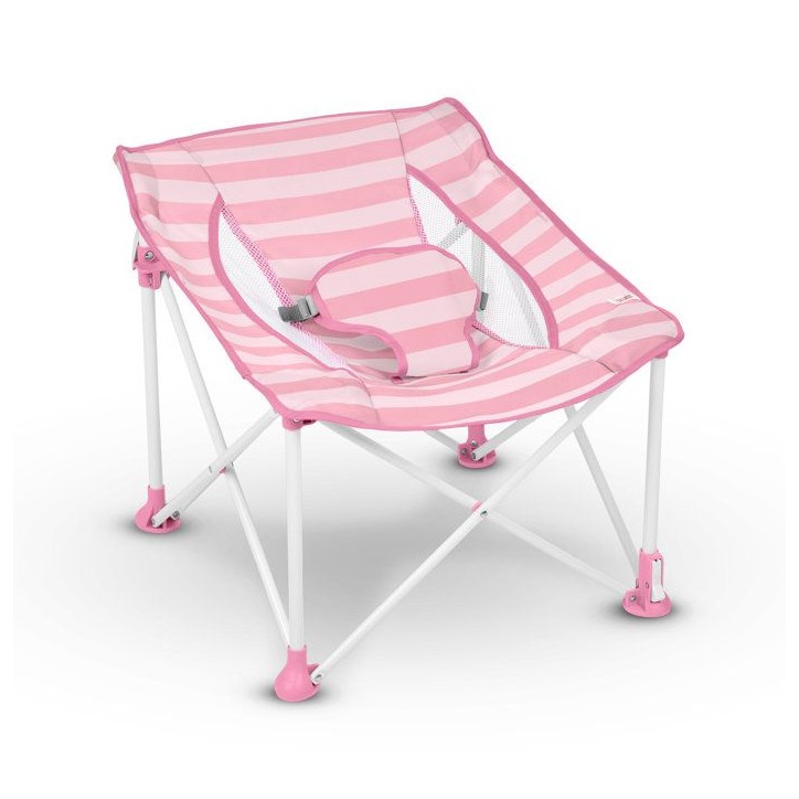 BRIGHT STARS Transat bébé pliable Rose Pop 'N Chill, pare soleil SPF +50 et sac de transport inclus BRIGHT STARS Transat bébé pliable Rose Pop 'N Chill, pare soleil SPF +50 et sac de transport inclus