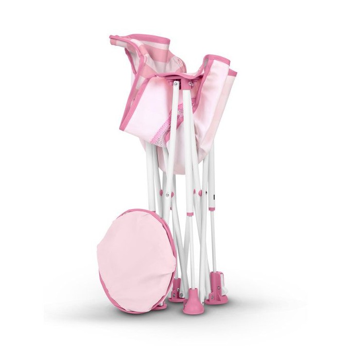 BRIGHT STARS Transat bébé pliable Rose Pop 'N Chill, pare soleil SPF +50 et sac de transport inclus BRIGHT STARS Transat bébé pliable Rose Pop 'N Chill, pare soleil SPF +50 et sac de transport inclus