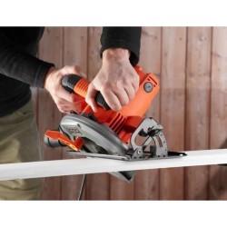 Scie circulaire filaire - BLACK+DECKER - CS1550-QS - 1500W - profondeu