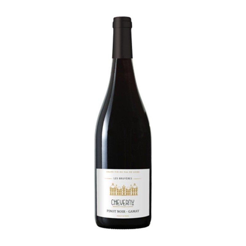 Les Bruyeres Cheverny Pinot noir Gamay - Vin rouge de la Vallée de la