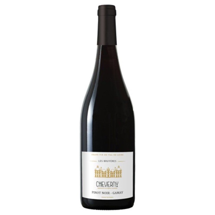 Les Bruyeres Cheverny Pinot noir Gamay - Vin rouge de la Vallée de la Loire