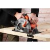 Scie circulaire filaire - BLACK+DECKER - CS1550-QS - 1500W - profondeu