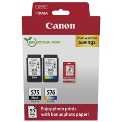 Cartouche d'encre - Canon - PG-575/CL-576 - Couleur + Noir - Value Pac