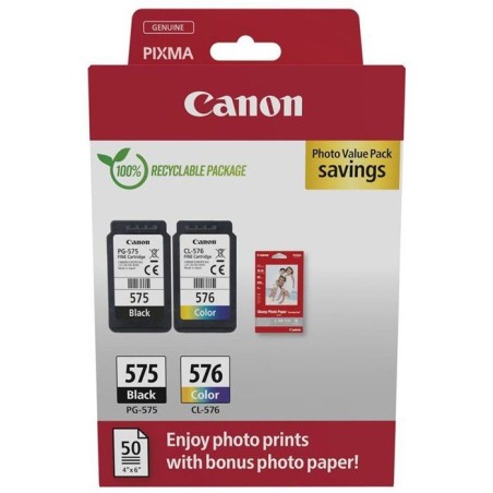 Cartouche d'encre - Canon - PG-575/CL-576 - Couleur + Noir - Value Pac