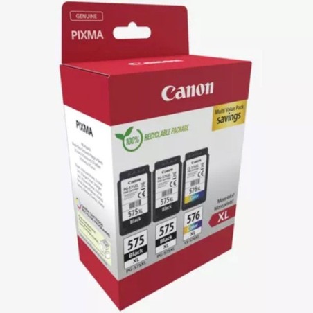 Cartouche d'encre - Canon - PG-575/CL-576 - Couleur + Noir - Value Pack - Papier photo