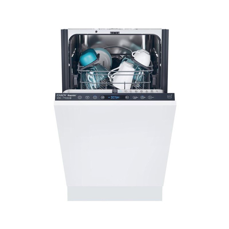 Lave-vaisselle tout encastrable CANDY CI0C7SB0FA - 10 couverts - L45cm