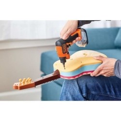Tournevis électrique - BLACK+DECKER - BDCSFS30C-QW - 3,6V - LED - ave