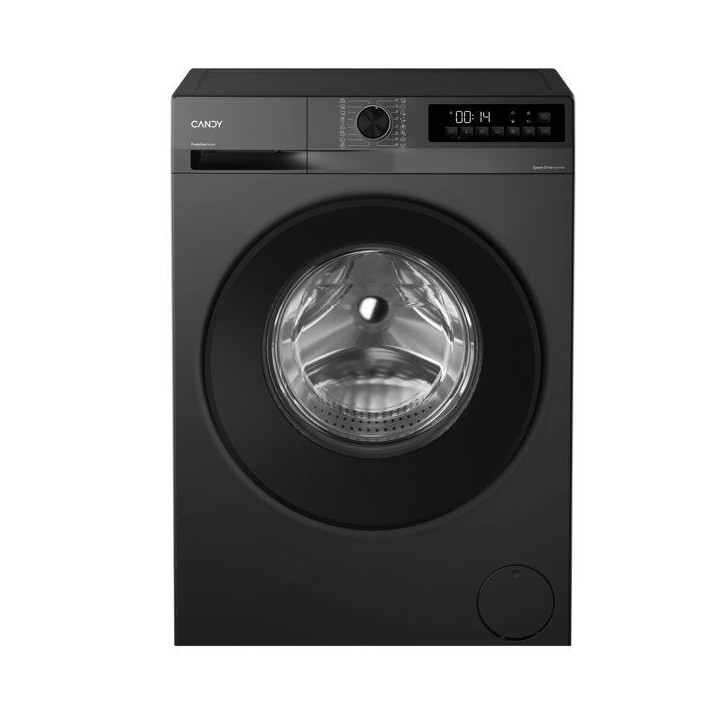 Lave-linge hublot CANDY GD 410B9B-S Prowash 300 - 10 kg - Induction - Vapeur - 1400 trs - Classe A -30% - Noir