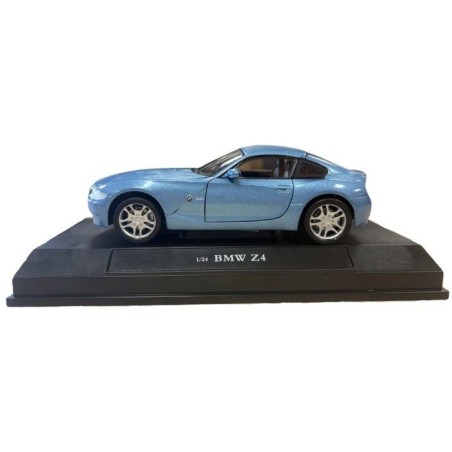 Voiture miniature de collection - CARARAMA - BMW Z4 - Métal Bleu - 1/