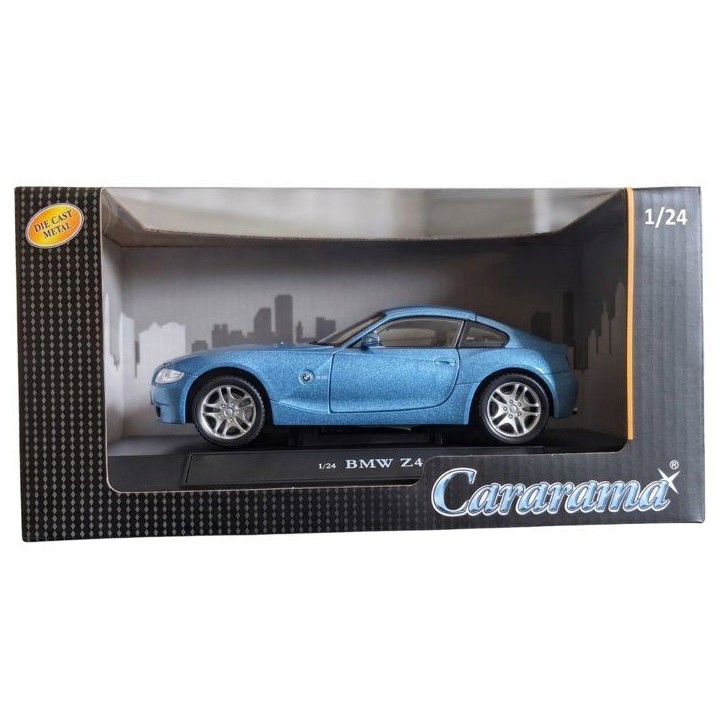 Voiture miniature de collection - CARARAMA - BMW Z4 - Métal Bleu - 1/24 Voiture miniature de collection - CARARAMA - BMW Z4 - Métal Bleu - 1/24
