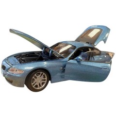 Voiture miniature de collection - CARARAMA - BMW Z4 - Métal Bleu - 1/