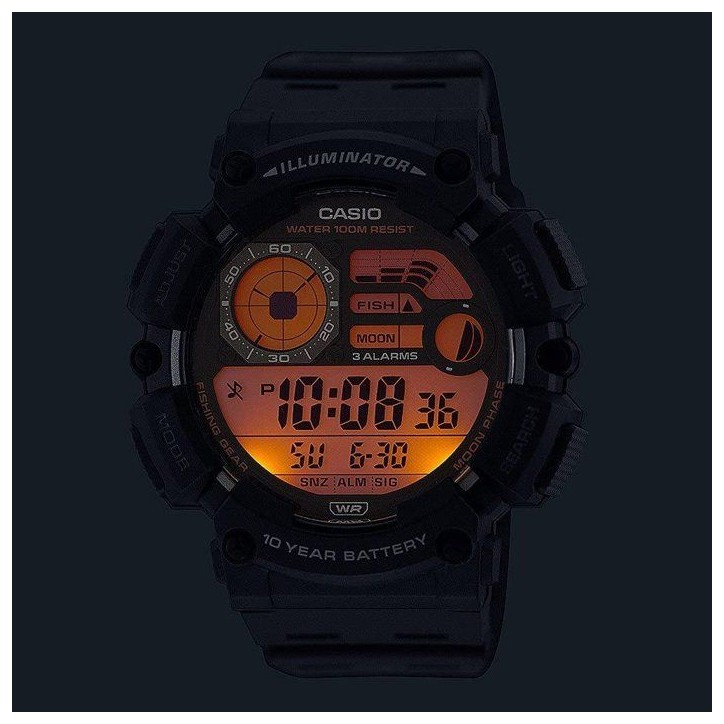 Montre - CASIO - WS-1500H - Mixte - Noir - Quartz - Digital
