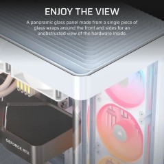 Boitier PC - CORSAIR - FRAME 4500X LX-R RGB Tempered Glass Mid-Tower -