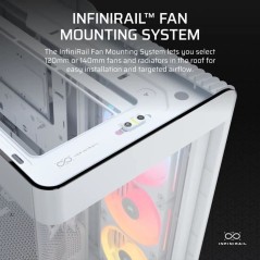 Boitier PC - CORSAIR - FRAME 4500X LX-R RGB Tempered Glass Mid-Tower -