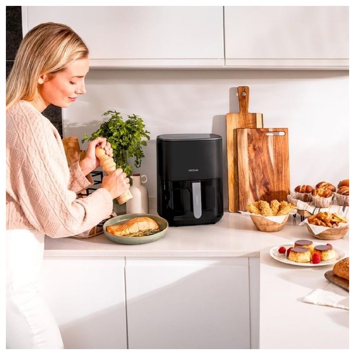 Friteuse a air sans huile CECOTEC CECOFRY FANTASTIK WINDOW 6500 6.5L Fenetre