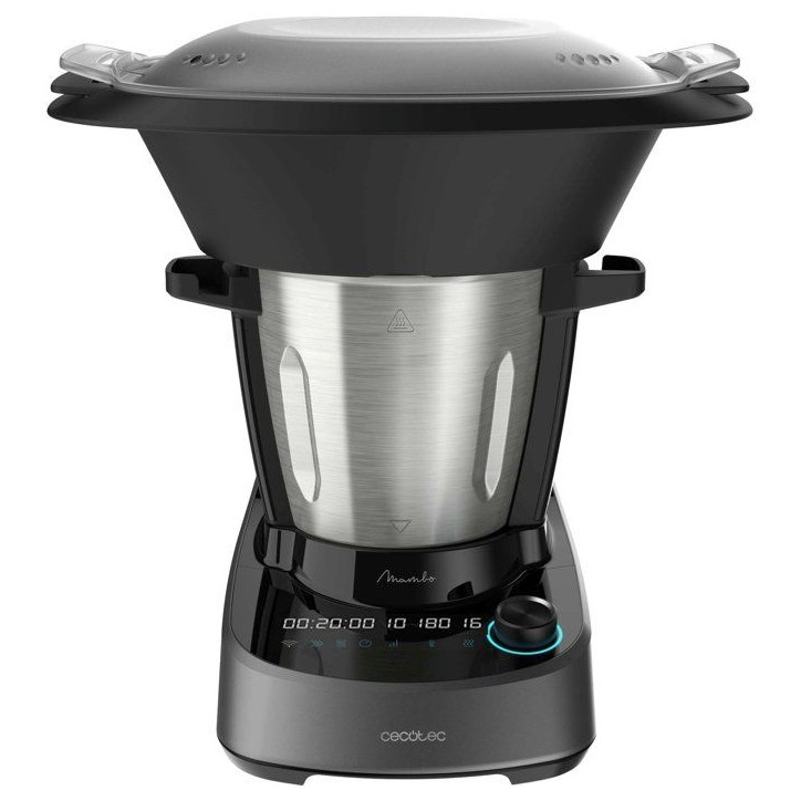 Robot de cuisine - CECOTEC - Mambo 11090 - 1600 W - 3,3 L - 37 fonctions - Gris