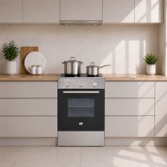 Cuisiniere a induction - CONTINENTAL EDISON - CECI3F50S - 3 feux - 850