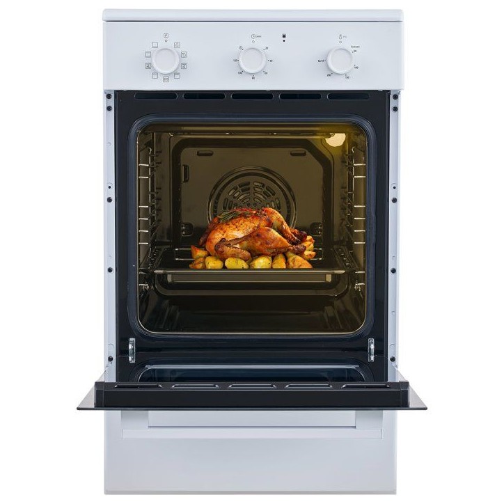 Cuisiniere a induction - CONTINENTAL EDISON - CECI3F50W - 3 feux - 8500 W - Blanc Cuisiniere a induction - CONTINENTAL EDISON - CECI3F50W - 3 feux - 8500 W - Blanc