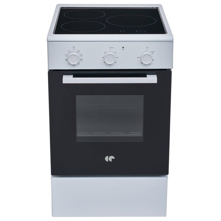 Cuisiniere a induction - CONTINENTAL EDISON - CECI3F50W - 3 feux - 8500 W - Blanc Cuisiniere a induction - CONTINENTAL EDISON - CECI3F50W - 3 feux - 8500 W - Blanc