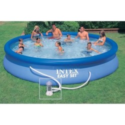 Kit Piscine hors sol autoportante INTEX - Easy Set™ - 457 x 84 cm -
