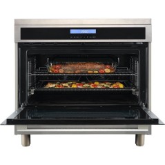 Cuisiniere a induction - CONTINENTAL EDISON - CECPI9060IXD - 5 foyers - 90 cm - Silver