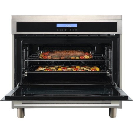 Cuisiniere a induction - CONTINENTAL EDISON - CECPI9060IXD - 5 foyers - 90 cm - Silver
