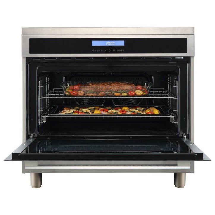 Cuisiniere a induction - CONTINENTAL EDISON - CECPI9060IXD - 5 foyers - 90 cm - Silver Cuisiniere a induction - CONTINENTAL EDISON - CECPI9060IXD - 5 foyers - 90 cm - Silver