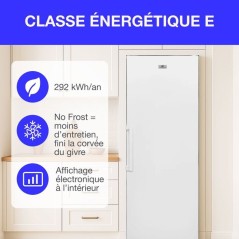 Congélateur armoire 406L -Total No Frost - dégivrage automatique - C