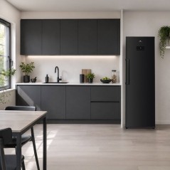 Réfrigérateur - CONTINENTAL EDISON - 1 porte - 361 L - Total No Frost (Sans givre) - Classe D - L 60 x P 66 x H 185 cm - Noir