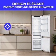Réfrigérateur congélateur bas - CONTINENTAL EDISON - CEFC253NFEE -