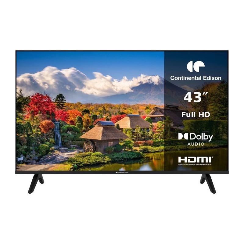 TV LED CONTINENTAL EDISON CELED43FHD26B6 43'' (109 cm) – FHD – Dal