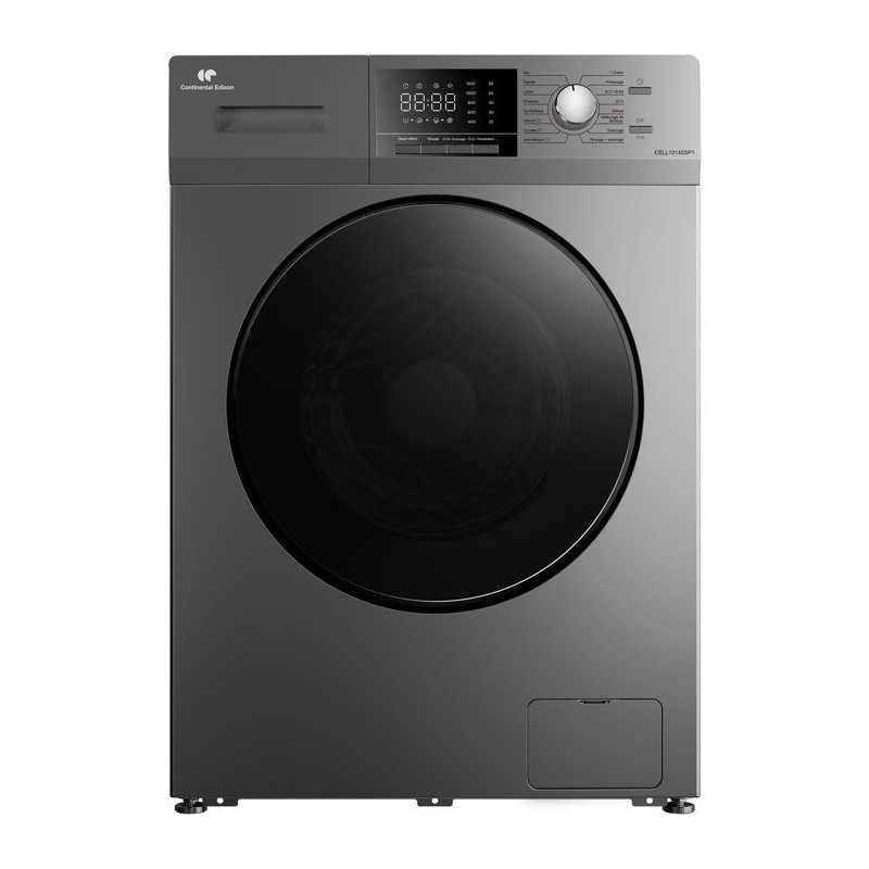 Lave-linge hublot CONTINENTAL EDISON CELL10140SP1 - 10 kg - Induction