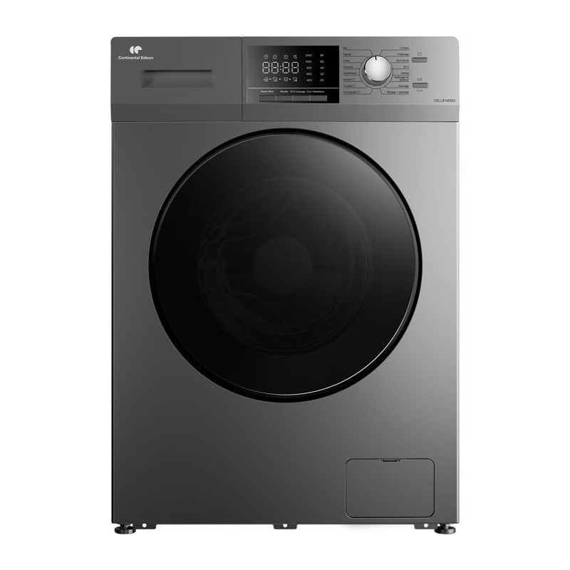Lave-linge hublot CONTINENTAL EDISON CELL8140IS3 - 8 kg - Induction -