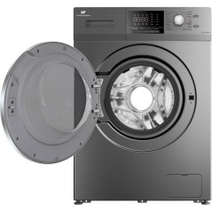 Lave-linge hublot CONTINENTAL EDISON CELL8140IS3 - 8 kg - Induction - L60 cm - Classe A - 1400 trs - Silver