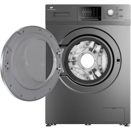 Lave-linge hublot CONTINENTAL EDISON CELL8140IS3 - 8 kg - Induction - L60 cm - Classe A - 1400 trs - Silver