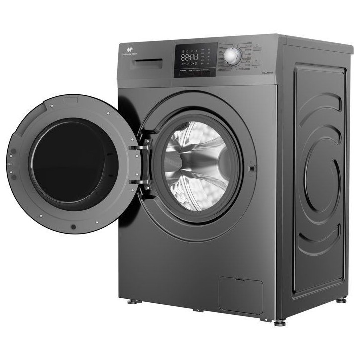 Lave-linge hublot CONTINENTAL EDISON CELL8140IS3 - 8 kg - Induction - L60 cm - Classe A - 1400 trs - Silver Lave-linge hublot CONTINENTAL EDISON CELL8140IS3 - 8 kg - Induction - L60 cm - Classe A - 1400 trs - Silver