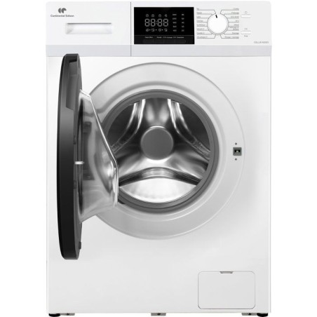 Lave-linge hublot CONTINENTAL EDISON CELL8140IW3 - 8 kg - Induction - L60 cm - Classe A - 1400 trs - Blanc