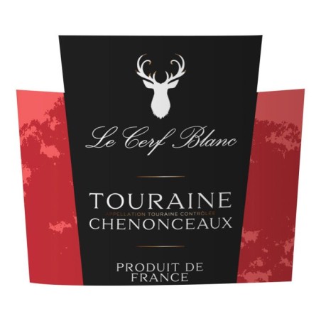 Le Cerf blanc Touraine Chenonceaux - Vin rouge de la vallée de la Loire