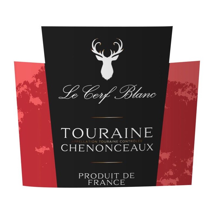 Le Cerf blanc Touraine Chenonceaux - Vin rouge de la vallée de la Loire