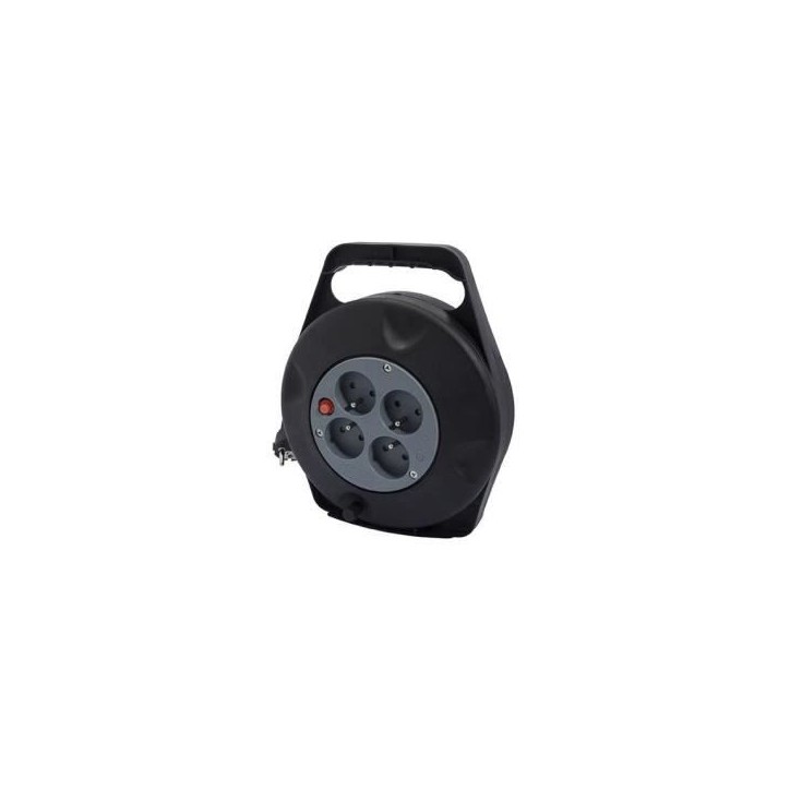CHACON Enrouleur ménager 10m 4 prises 16 A 3x1,5mm² avec poignée CHACON Enrouleur ménager 10m 4 prises 16 A 3x1,5mm² avec poignée
