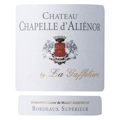 Château Chapelle d'Aliénor by La Gaffeliere 2019 Bordeaux Supérieur - Vin rouge du Sud-Ouest