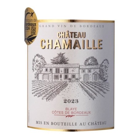 Château Chamaille 2023 Blaye Côtes de Bordeaux - Vin rouge de Bordeaux