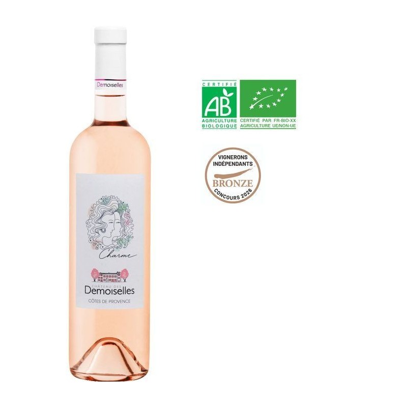 Charme des Demoiselles 2025 Côtes de Provence - Vin rosé de Provence