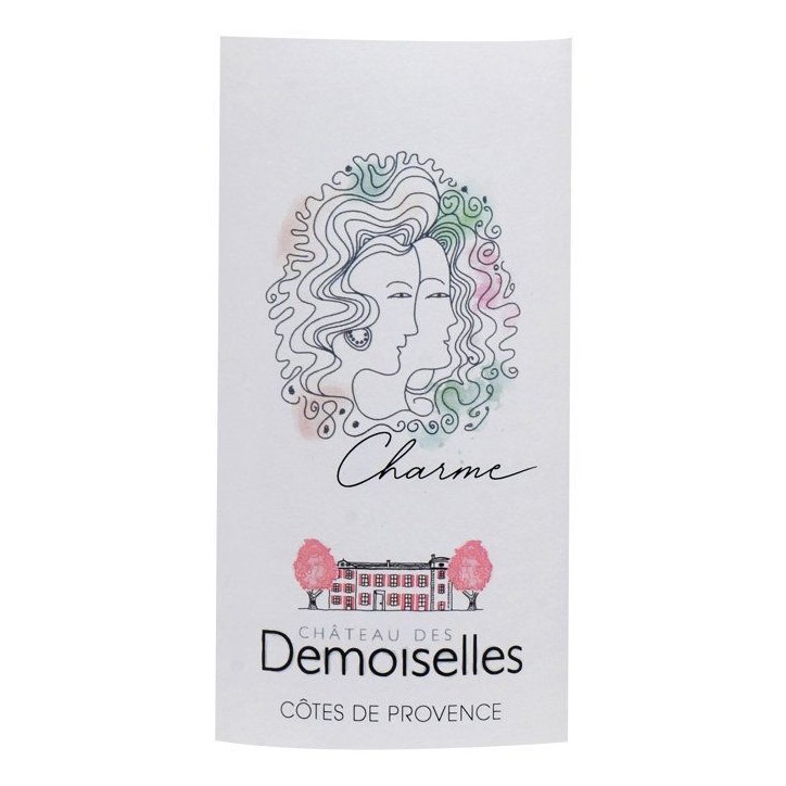 Charme des Demoiselles 2025 Côtes de Provence - Vin rosé de Provence-Alpes-Côte d'Azur - Bio