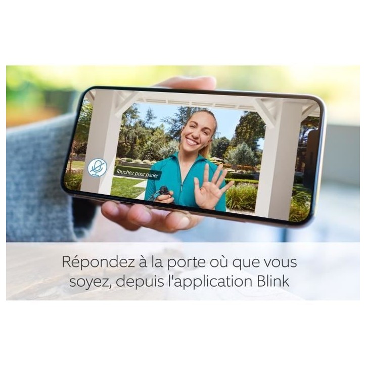 Sonnette connectée - BLINK - Video Doorbell - Noir Sonnette connectée - BLINK - Video Doorbell - Noir