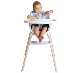 Chaise haute bébé - CHICCO - Zest Plus - Légere - Compacte - Wooden