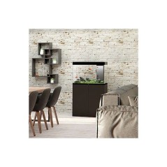 Meuble aquarium - CIANO - Aqua 80 - Noir - Support
