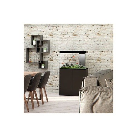 Meuble aquarium - CIANO - Aqua 80 - Noir - Support