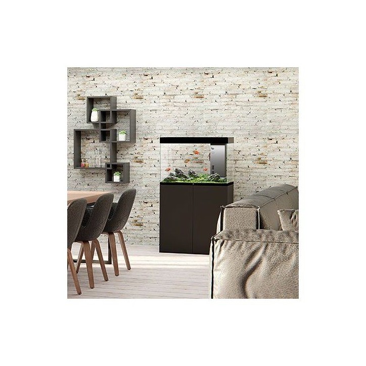 Meuble aquarium - CIANO - Aqua 80 - Noir - Support